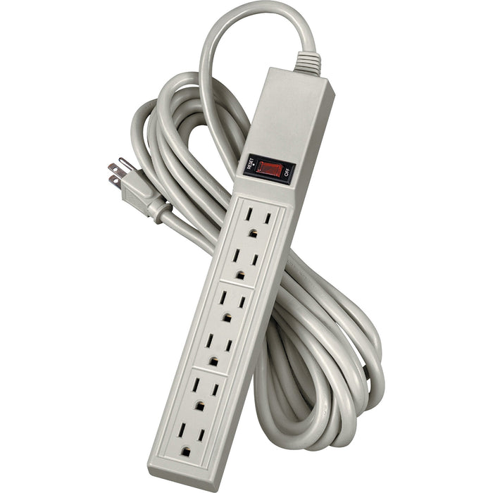 6 Outlet Power Strip with 15' Cord - FEL99026
