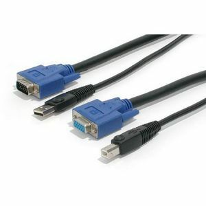StarTech.com 15 ft 2-in-1 Universal USB KVM Cable - STCSVUSB2N115