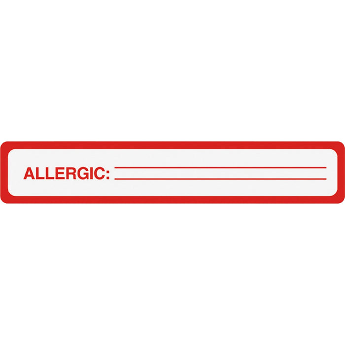 Tabbies ALLERGIC Allergy Message Labels - TAB40561
