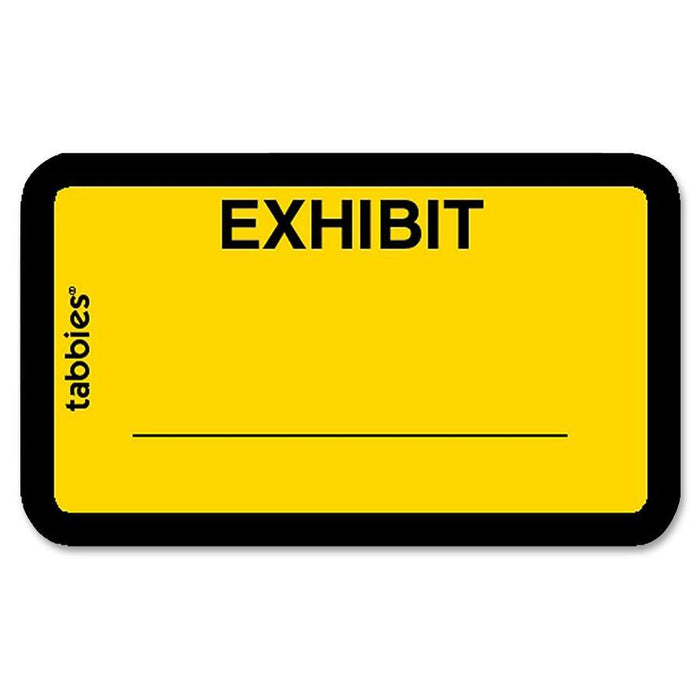 Tabbies Color-coded Legal Exhibit Labels - TAB58090
