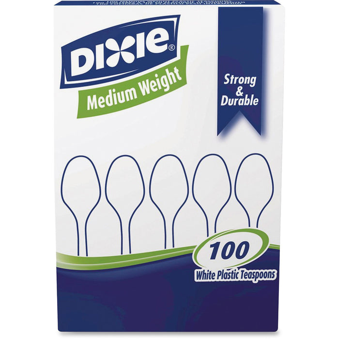 Dixie Medium-weight Disposable Teaspoon Grab-N-Go by GP Pro - DXETM207