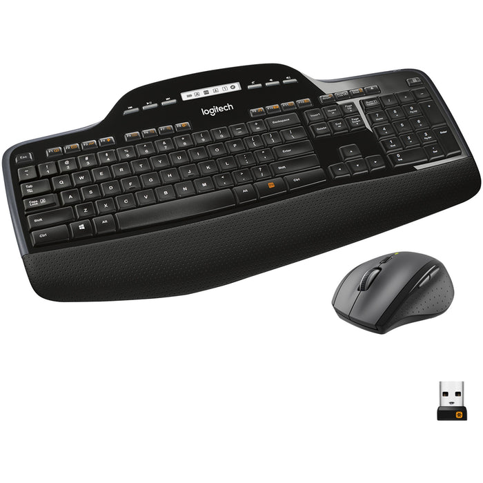 Logitech MK710 Wireless Keyboard and Mouse Combo for Windows, 2.4GHz Advanced Wireless, Wireless Mouse, Multimedia Keys, 3-Year Battery Life, PC/Mac - LOG920002416