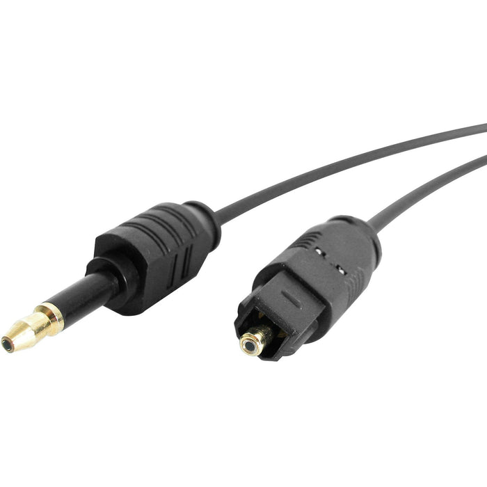 StarTech.com 6ft Toslink to Mini Optical Digital SPDIF Audio Cable - STCTHINTOSMIN6