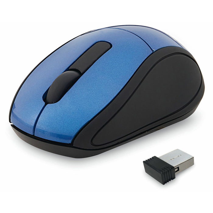 Verbatim Wireless Mini Travel Optical Mouse - Blue - VER97471
