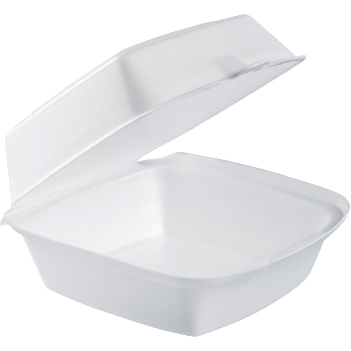 Solo Hinged Lid 6" Foam Container - DCC60HT1