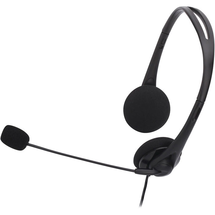 Compucessory Lightweight Stereo Headphones with Mic - CCS15154