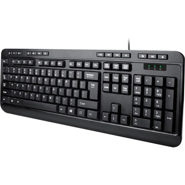 Adesso AKB-132 Multimedia Desktop Keyboard - ADEAKB132PB