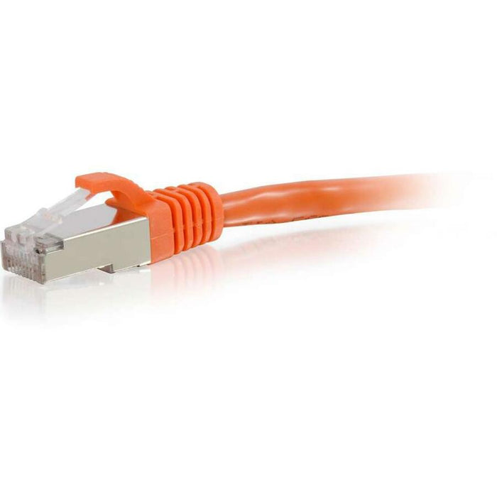 C2G-20ft Cat6 Snagless Shielded (STP) Network Patch Cable - Orange - CGO00893
