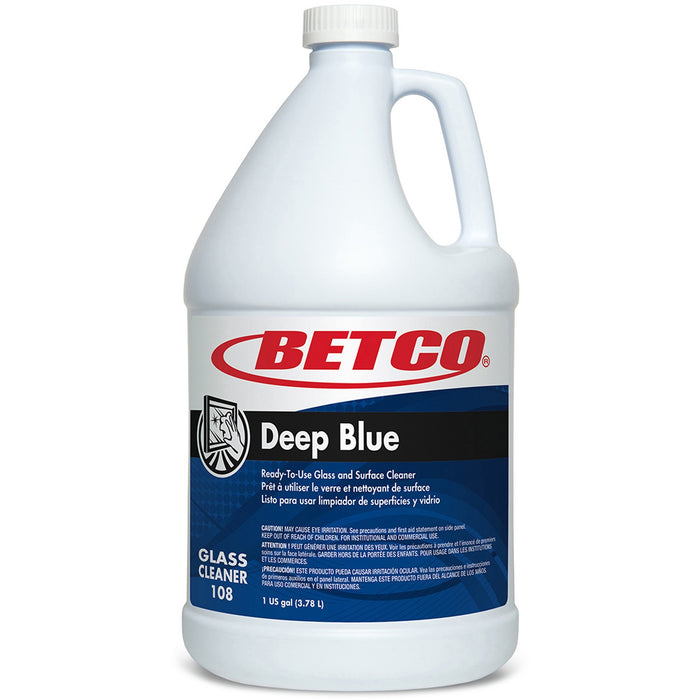 Betco Deep Blue Ammoniated Glass & Surface Cleaner - BET1080400