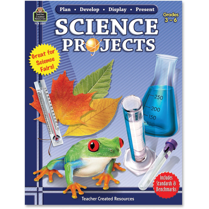 Teacher Created Resources Grades 3-6 Science Projects Printed Book Printed Book - TCR2221