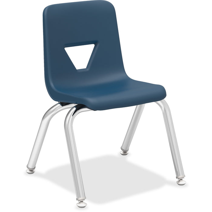 Lorell 12" Seat-height Stacking Student Chairs - LLR99881