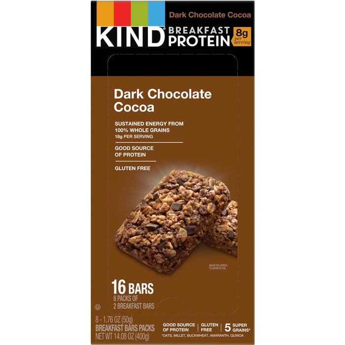 PROTEIN Dark Chocolate Cocoa Breakfast Bars 6ct - KND25954