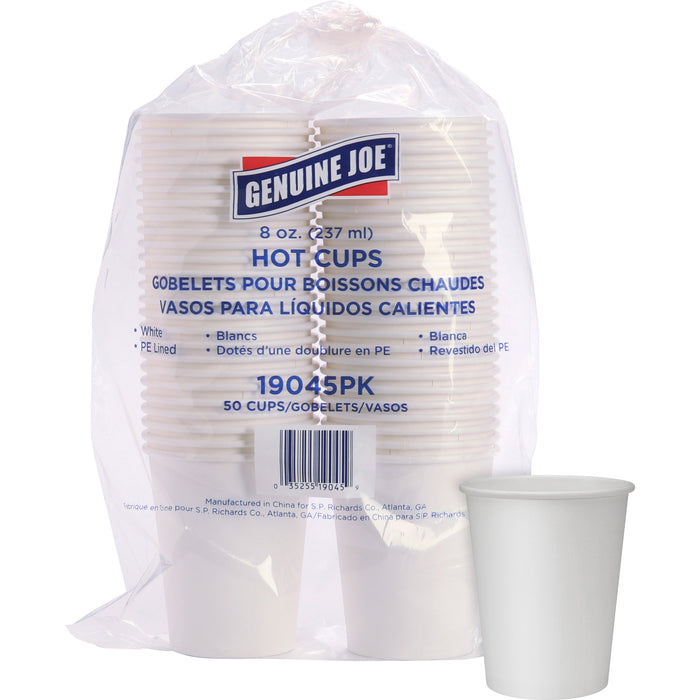 Genuine Joe Polyurethane-lined Disposable Hot Cups - GJO19045BD