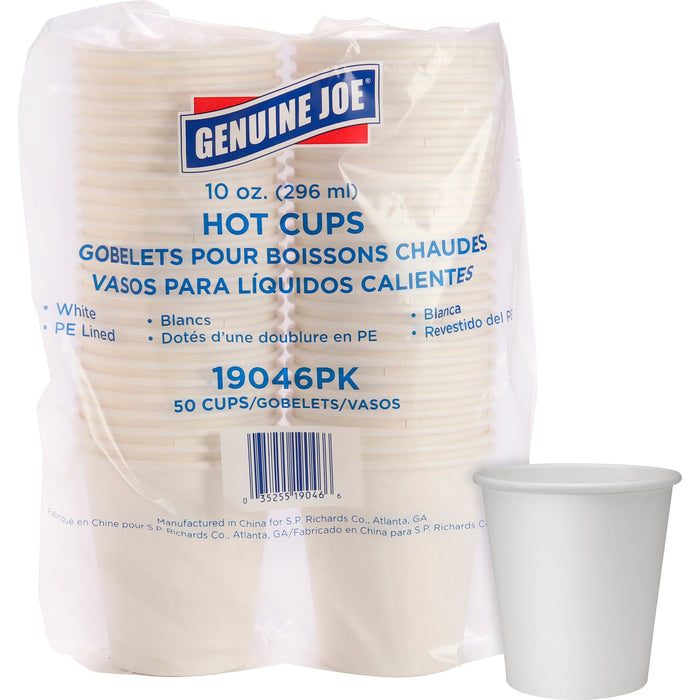 Genuine Joe Polyurethane-lined Disposable Hot Cups - GJO19046BD
