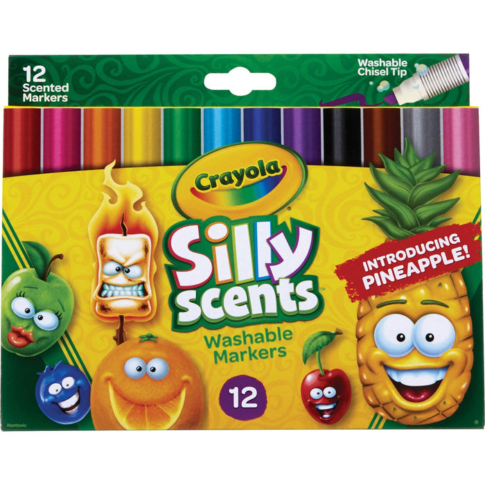 Crayola Silly Scents Slim Scented Washable Markers - CYO588199