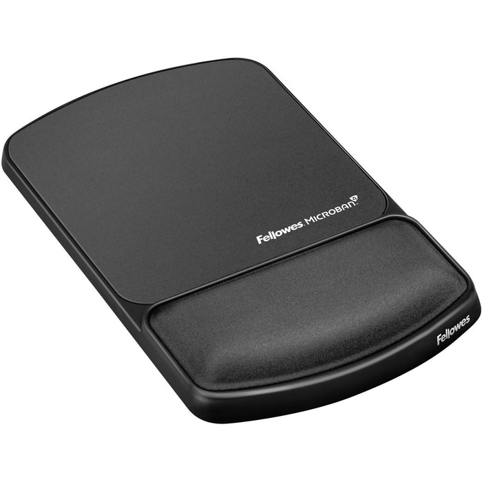 Fellowes Mouse Pad / Wrist Support with Microban&reg; Protection - FEL9175101