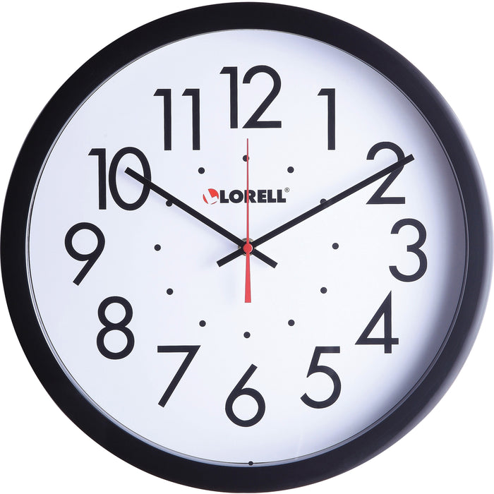 Lorell 14-1/2" Self-Set Wall Clock - LLR61009