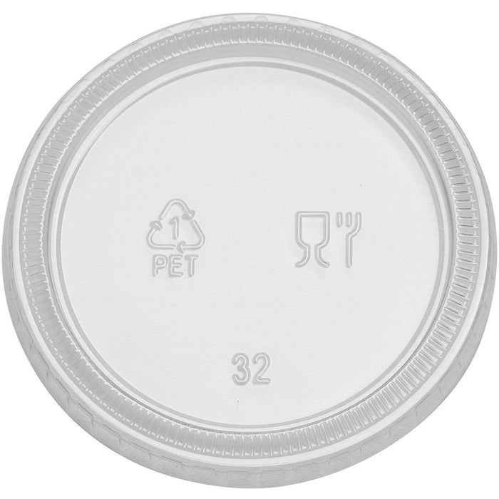 Dixie Portion Cup Lids by GP Pro - DXEPL40CLEAR