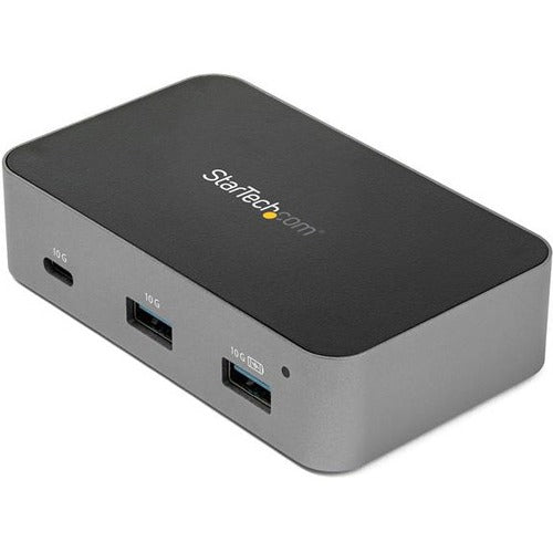 StarTech.com 4-Port USB C Hub - USB 3.1 Gen 2 (10 Gbps) - 3x USB-A & 1x USB-C - Powered - Universal Adapter Included - STCHB31C3A1CS