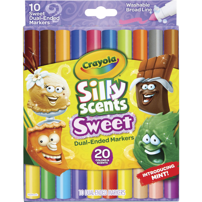 Crayola Silly Scents Sweet Dual-Ended Markers - CYO588339