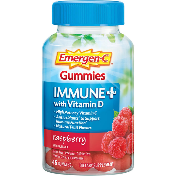 Emergen-C Immune+ Raspberry Gummies - GKC10047