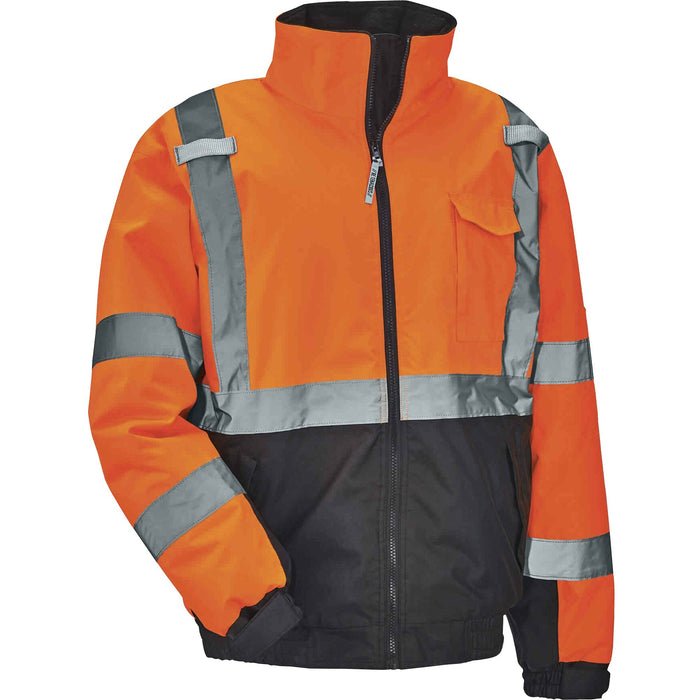 GloWear 8377 Type R Class 3 Hi-Vis Quilted Bomber Jacket - EGO25614