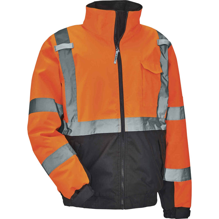 GloWear 8377 Type R Class 3 Hi-Vis Quilted Bomber Jacket - EGO25619