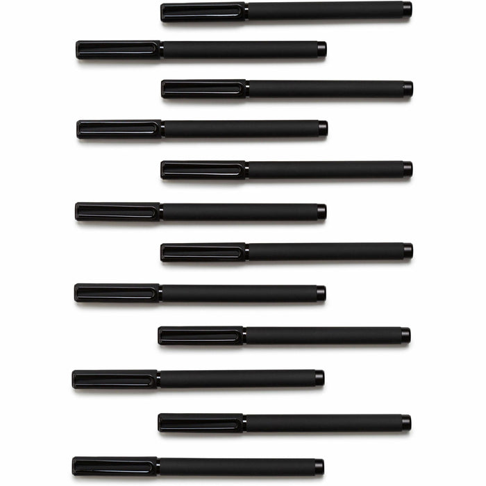 U Brands Catalina Soft Touch Midnight Porous Pens, 12 Count - UBR5007U0124