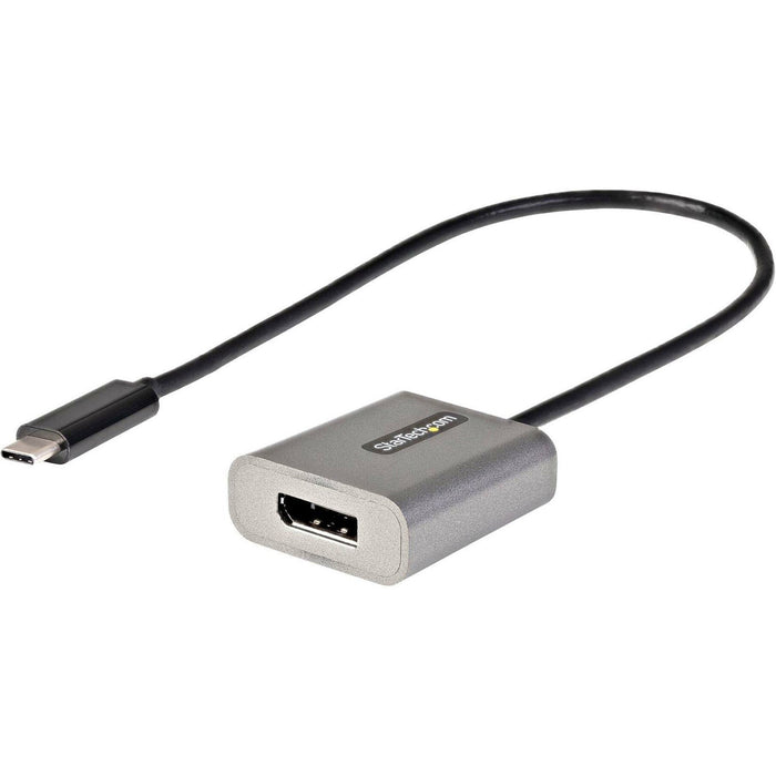 USB C to DisplayPort Adapter, 8K/4K 60Hz USB-C to DisplayPort 1.4 Adapter, DSC, USB Type-C to DP Video Converter, w/12" Cable - STCCDP2DPEC