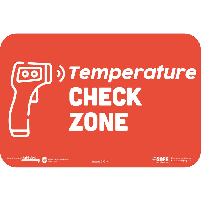 Tabbies Temperature CHECK ZONE Wall Decal - TAB29510