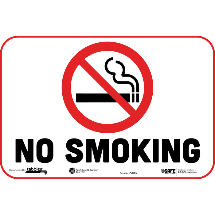 Tabbies NO SMOKING BeSafe Facilities Wall Decals - TAB29069