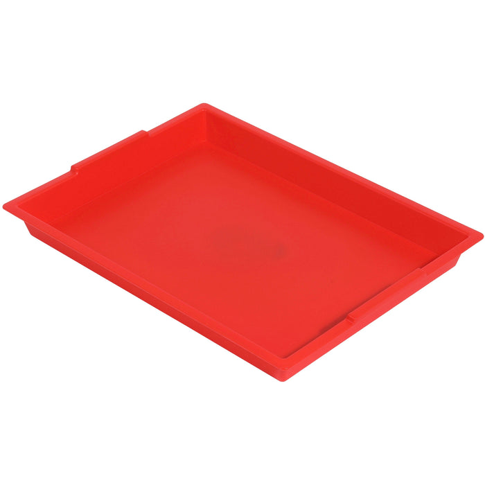 Deflecto Antimicrobial Finger Paint Tray - DEF39507RED