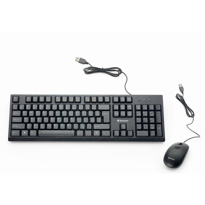 Verbatim Wired Keyboard and Mouse - VER70734