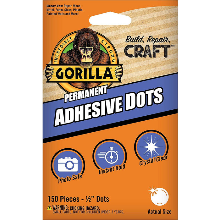 Gorilla Permanent Adhesive Dots - GOR104905