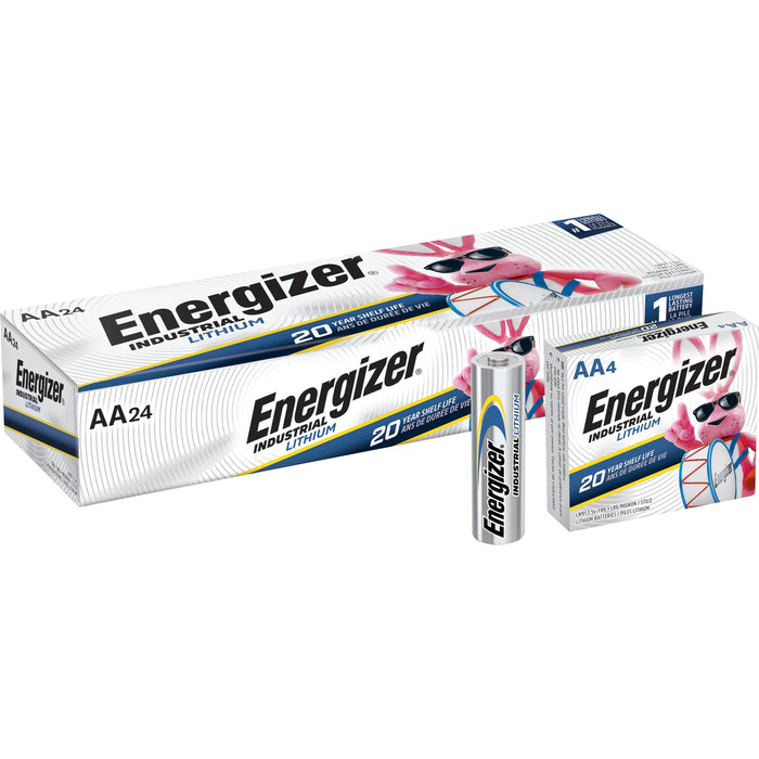 Energizer Industrial AA Lithium Battery 4-Packs - EVELN91BX