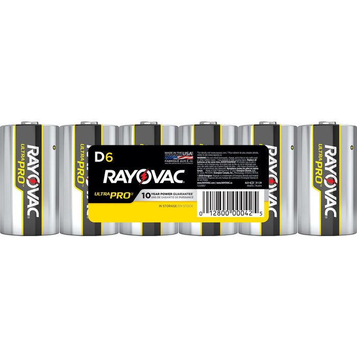 Rayovac Ultra Pro D Batteries - RAYALD6