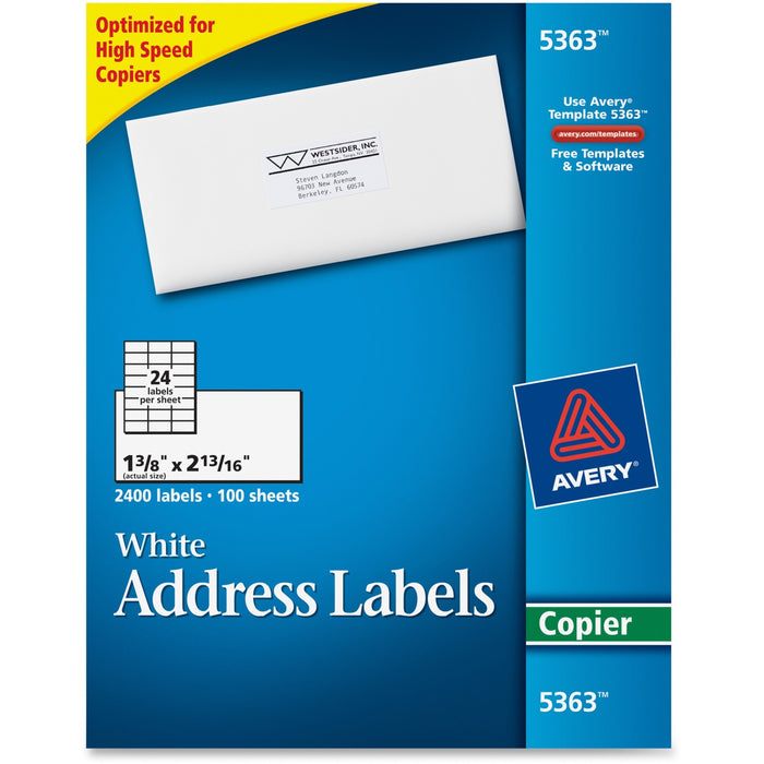 Avery&reg; Copier Address Labels - AVE5363