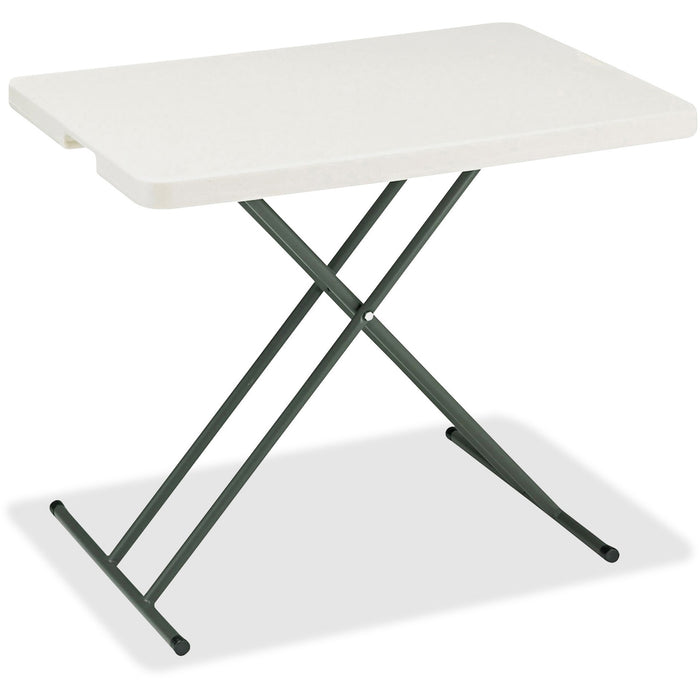 Iceberg IndestrucTable TOO 1200 Series Adjustable Personal Folding Table - ICE65490