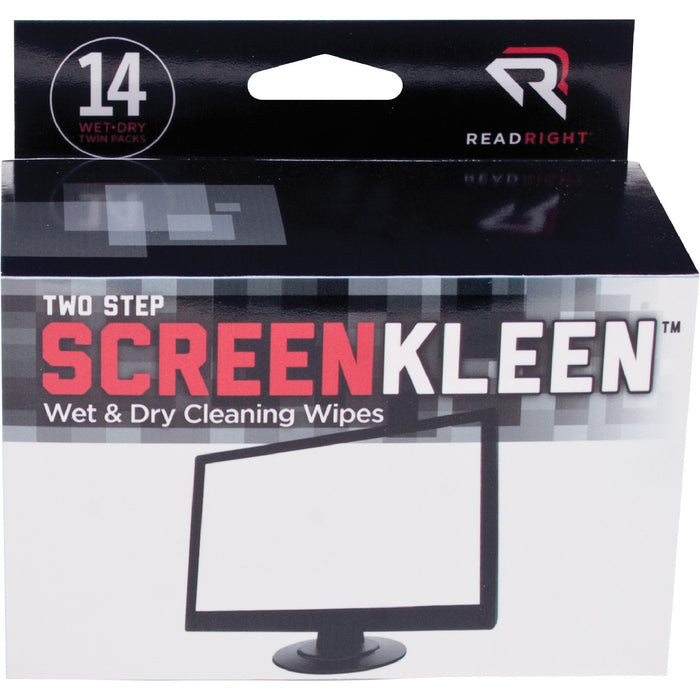 Read Right Kleen & Dry Screen Cleaners - REARR1205