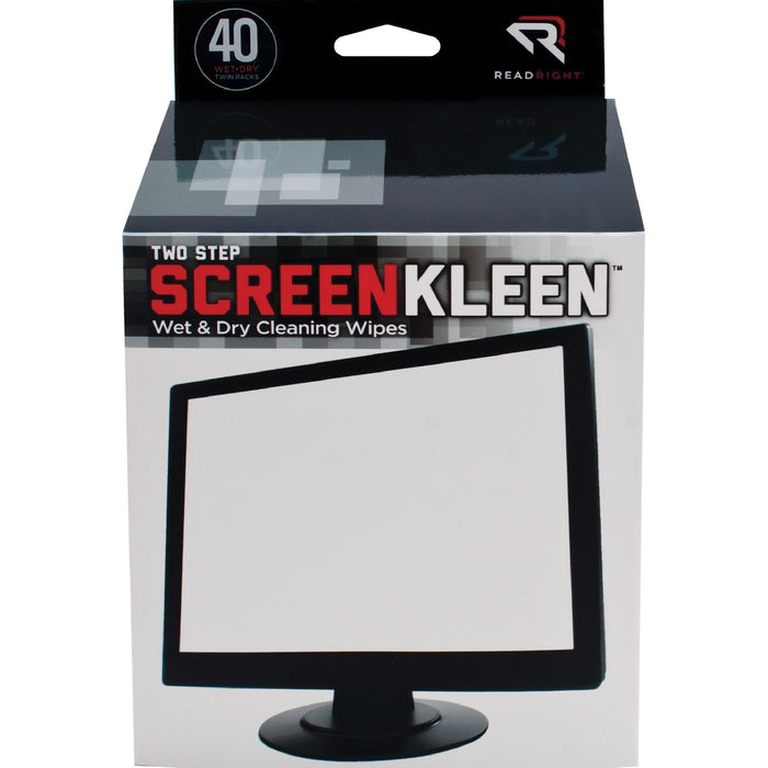 Read Right Kleen & Dry Screen Cleaners - REARR1305