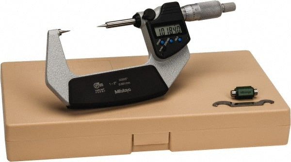 Mitutoyo 342-352-30 Point Anvil Outside Micrometer