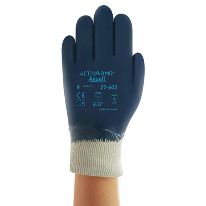 Ansell 27-602-9 Gloves Nitrile Coated