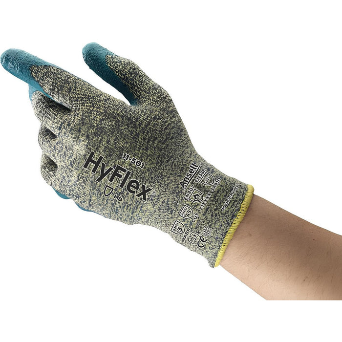 Ansell 11-501-6 Gloves Nitrile Coated