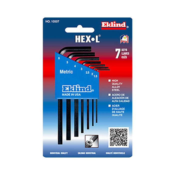 Eklind 10507 "L" Hex Key Sets Metric