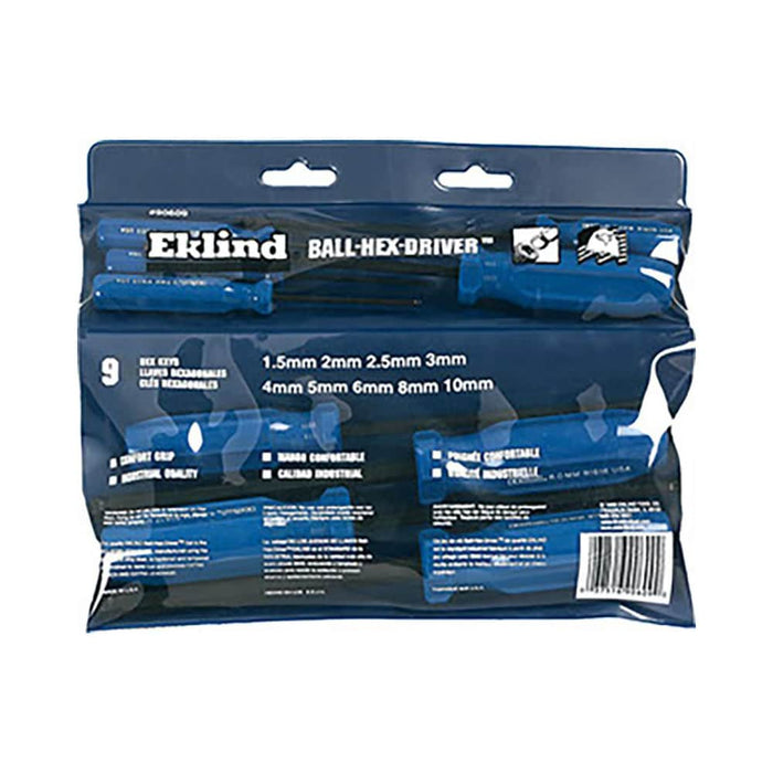 Eklind 90609 "L"Ball Point Hex Key Sets Met