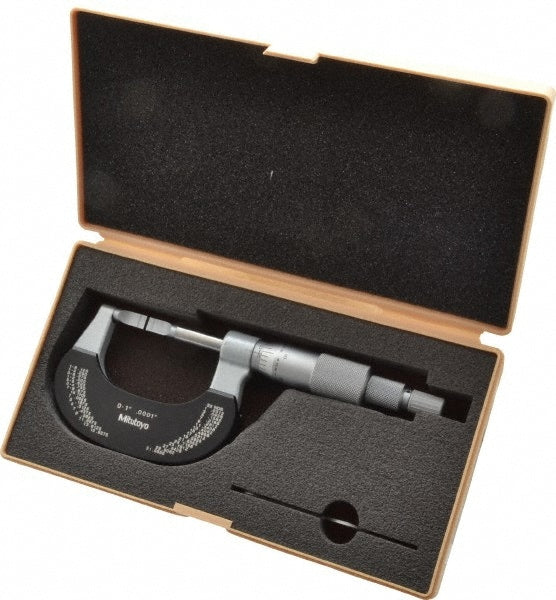 Mitutoyo 122-135-10 Blade Anvil Outside Micrometer