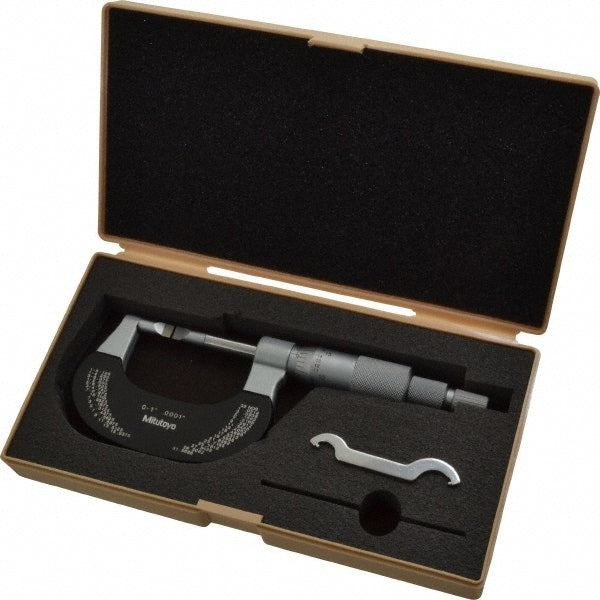 Mitutoyo 122-151-10 Blade Anvil Outside Micrometer