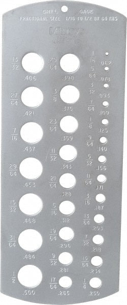 Mitutoyo 950-206 Drill Gages