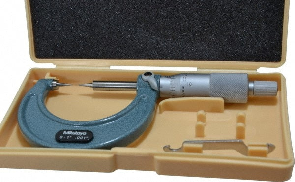 Mitutoyo 112-177 Point Anvil Outside Micrometer