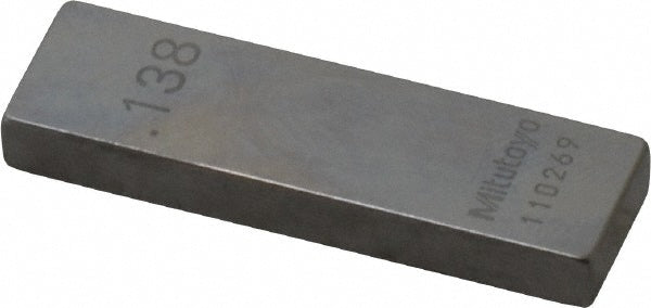 Mitutoyo 611178-541 Ind Grd 1 Gage Blk Stl Retang